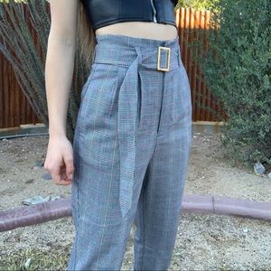 ⚔️ plaid highwaisted pants ⚔️